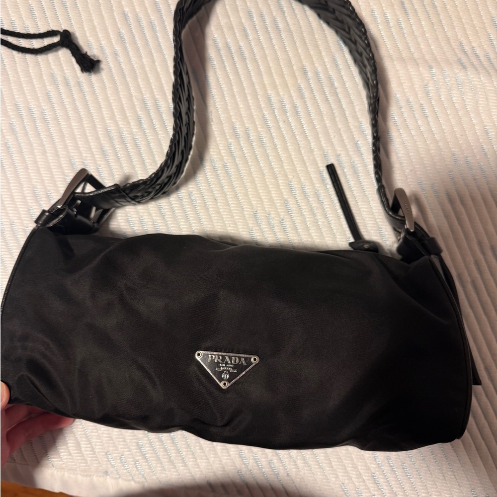 Prada Semitracolla nylon Black Shoulder Bag